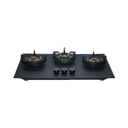 Elica 75 cm Wall Mounted Chimney Ismart Series ISMART SPOT FL HAC 75 LTW NERO + Elica 75 cm 3 Burner Hob Matt Flexi DFS Series MATT FLEXI DFS HE FB 3B 75 DX
