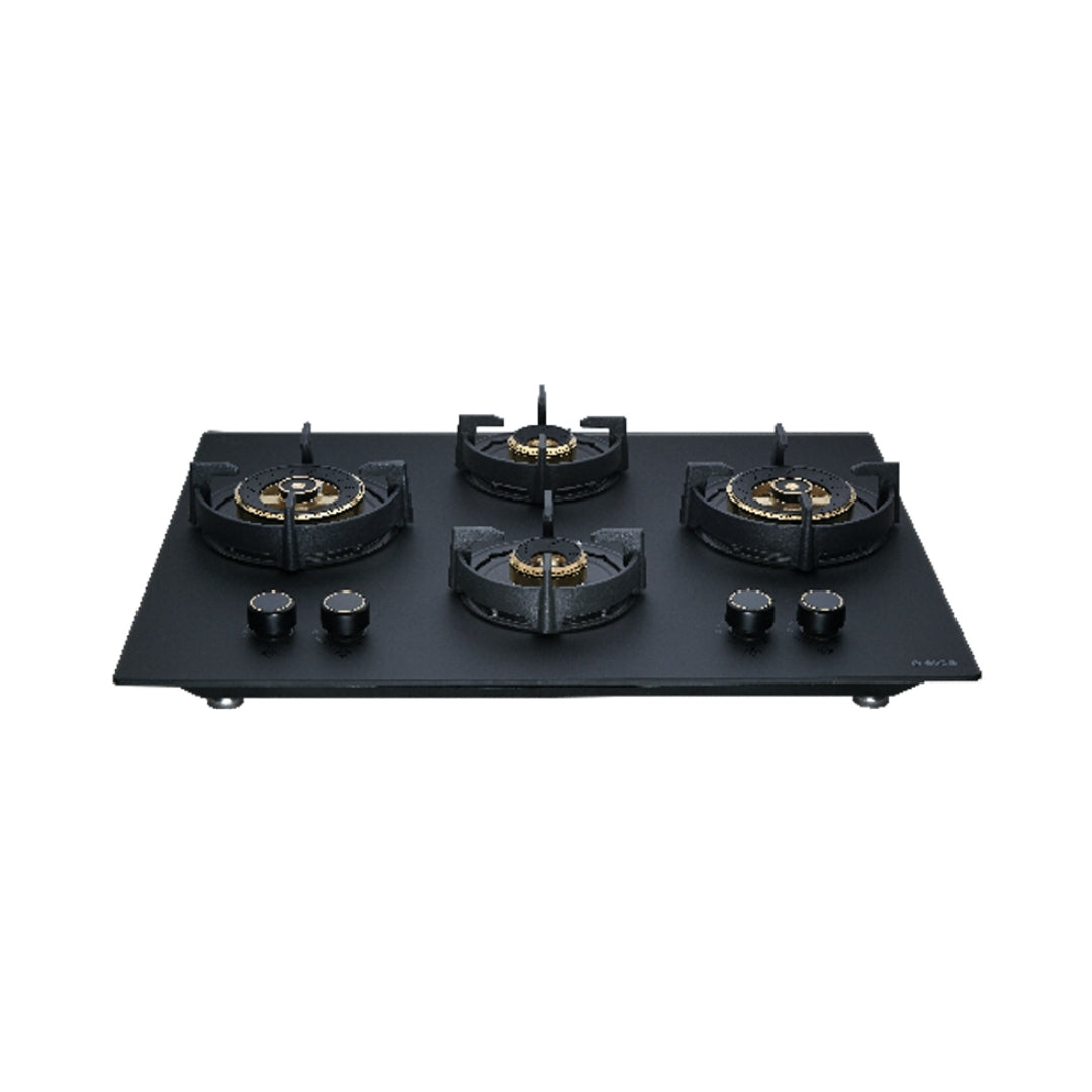 Elica 60 cm Wall Mounted Chimney Ismart Series ISMART SPOT FL HAC 60 LTW NERO + Elica 70 cm 4 Burner Hob Matt Flexi DFS Series MATT FLEXI DFS HE FB 4B 70 DX