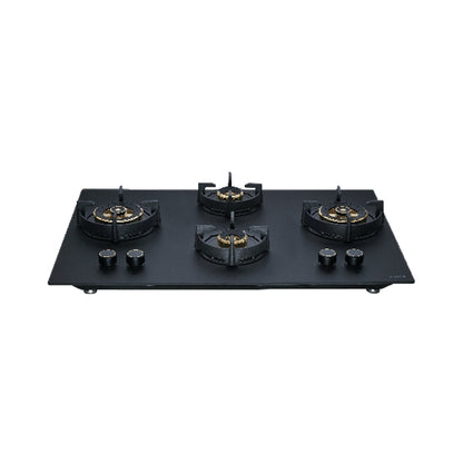 Elica 90 cm Wall Mounted Chimney Ismart Series ISMART SPOT FL HAC 90 LTW NERO + Elica 90 cm 4 Burner Hob Matt Flexi DFS Series MATT FLEXI DFS HE FB 4B 91 DX