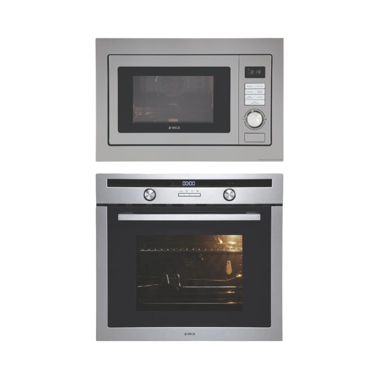 Elica Built In Oven EPBI 865 MMF + Elica Built-In Microwave EPBI MWO G28 TOUCH