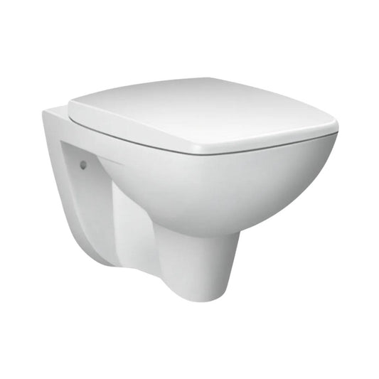 Hindware Wall Mounted White Closet WC Enigma 92531 WHITE with P-Trap