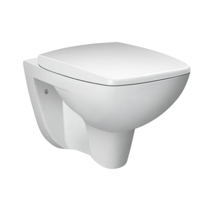 Hindware Wall Mounted White Closet WC Enigma Slim 92502 WHITE with P-Trap