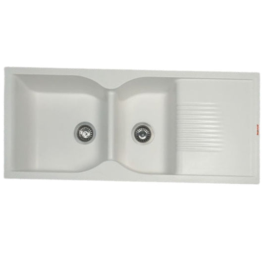 Sincore Quartz Sink ETHOS ( 45 x 19.5 inches )  -  Dotted Brown