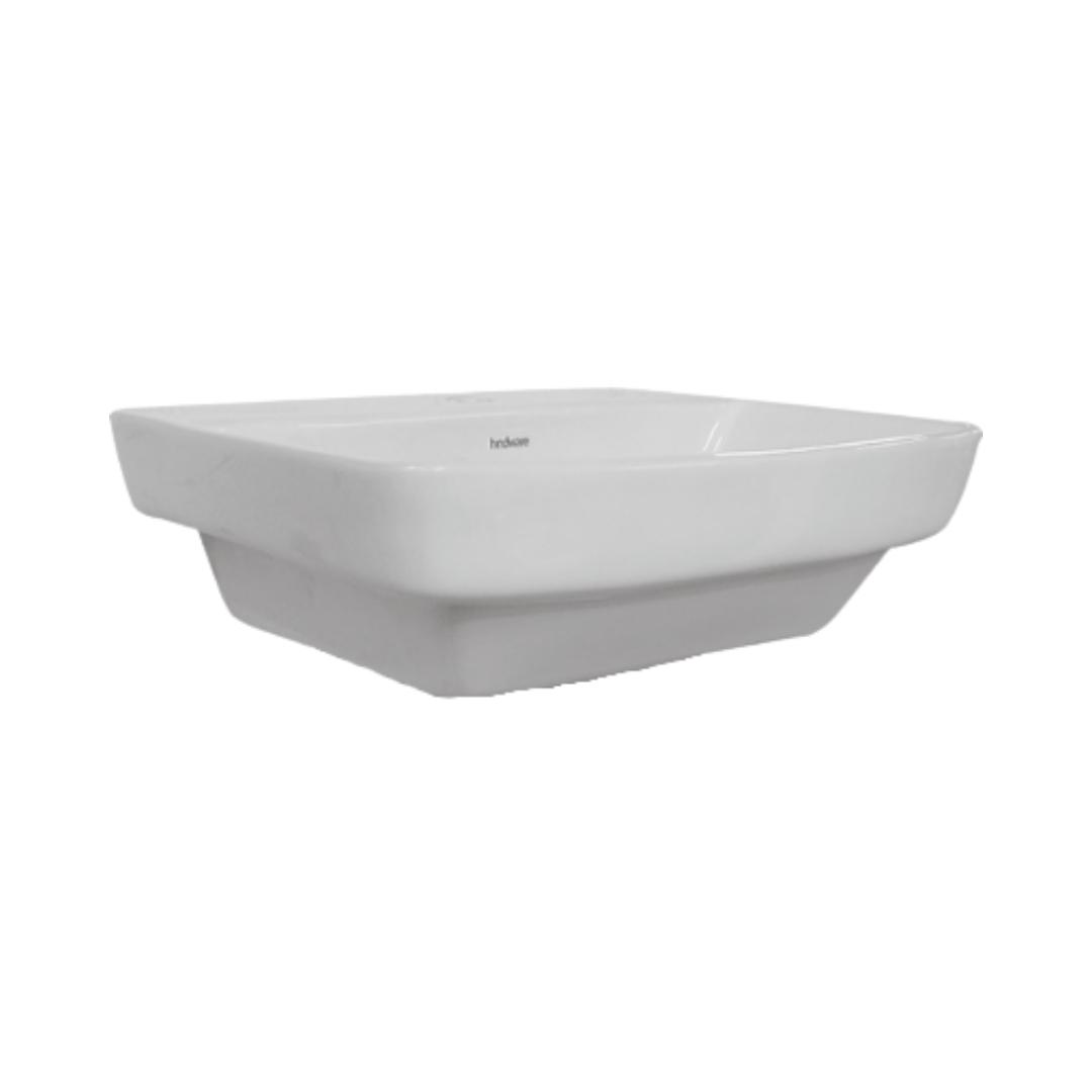 Hindware - Wall Mounted Rectangle White Wash Basin - EVITA 10123 by ...