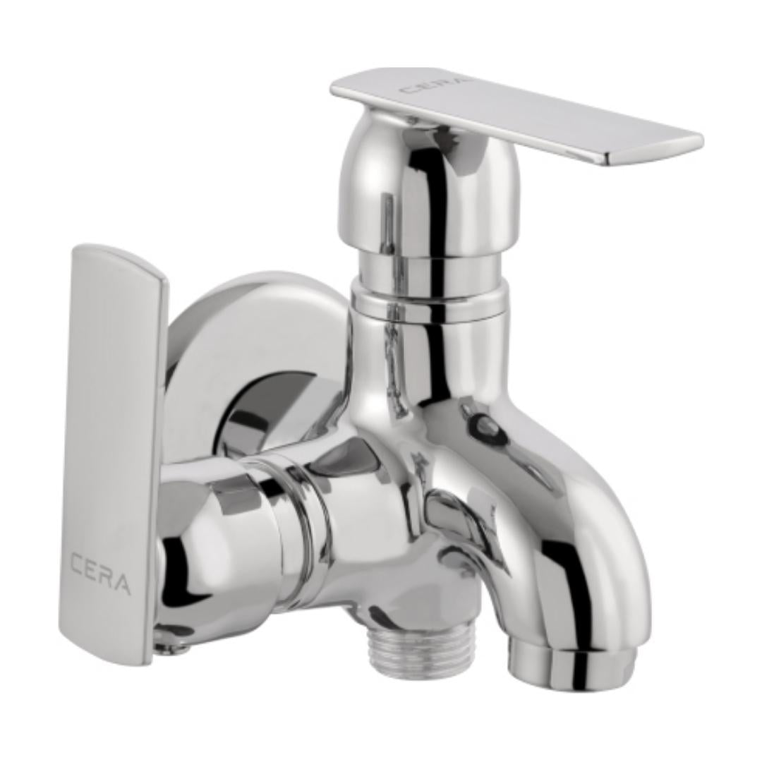 Cera WC Area 2 Way Bib Tap Titanium F1003161 - Chrome