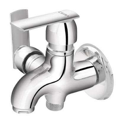 Cera WC Area 2 Way Bib Tap Titanium F1003161 - Chrome