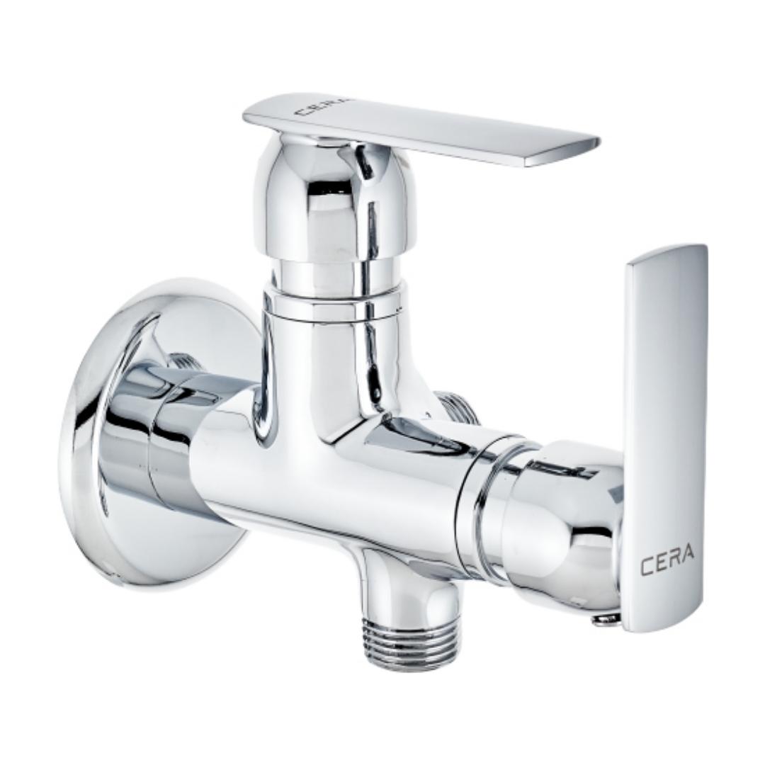 Cera Basin Area 2 Way Angle Valve Titanium F1003211 - Chrome