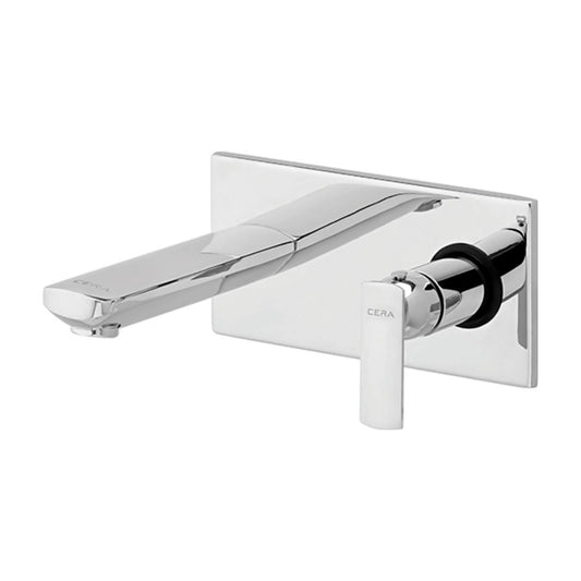 Cera Wall Mounted Basin Mixer Titanium F1003653 - Chrome