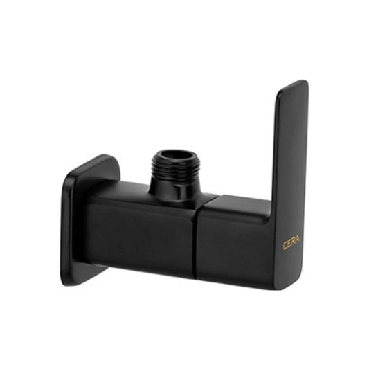 Cera Basin Area Angle Valve Ruby F1005201MB - Black Matt