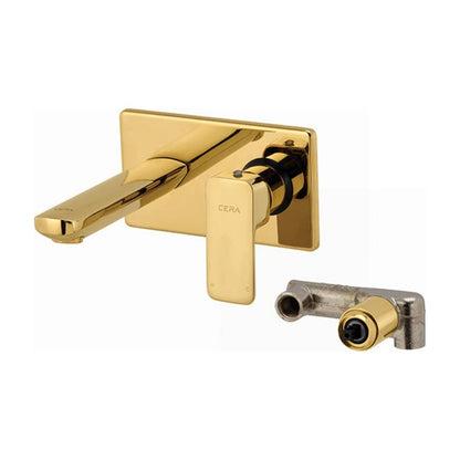 Cera Wall Mounted Basin Mixer Ruby F1005473FG - French Gold