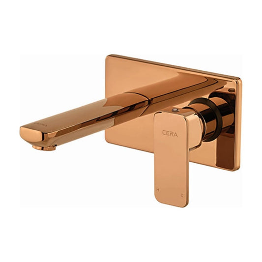 Cera Wall Mounted Basin Mixer Ruby F1005473RG - Rose Gold