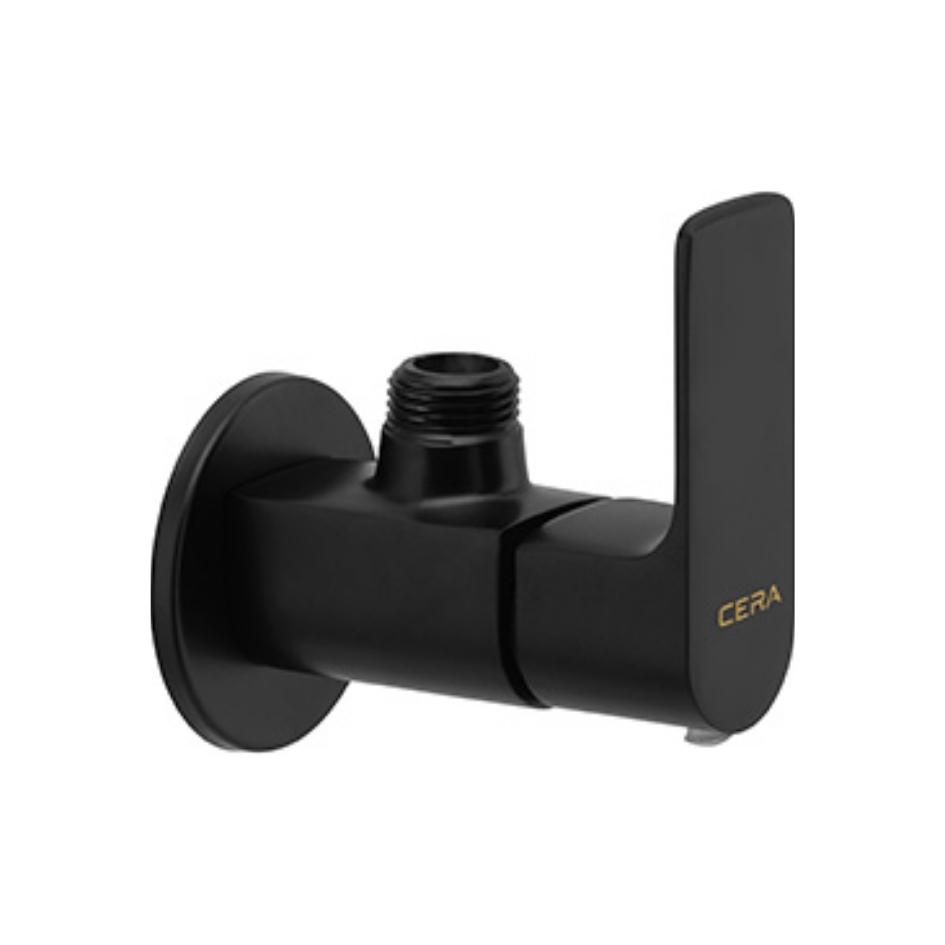Cera Basin Area Angle Valve Chelsea F1016201MB - Black Matt