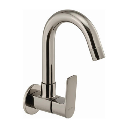 Lustre Wall Mounted Regular Kitchen Sink Tap Chelsea F1016251GG with Swinging Spout in Graphite Grey Finish