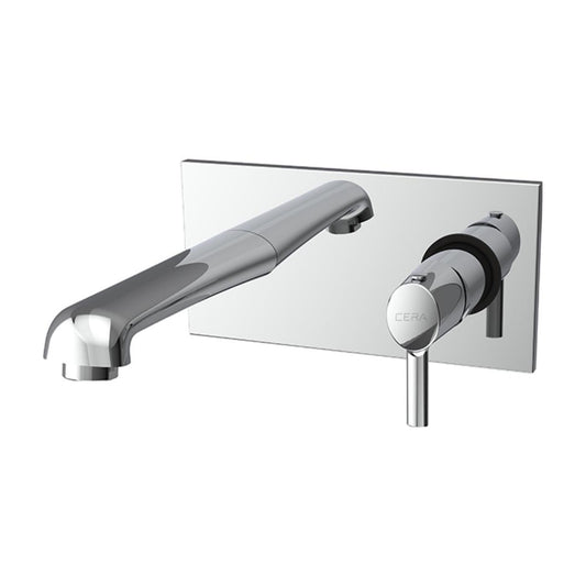 Cera Wall Mounted Basin Mixer Ripple F1017653 - Chrome