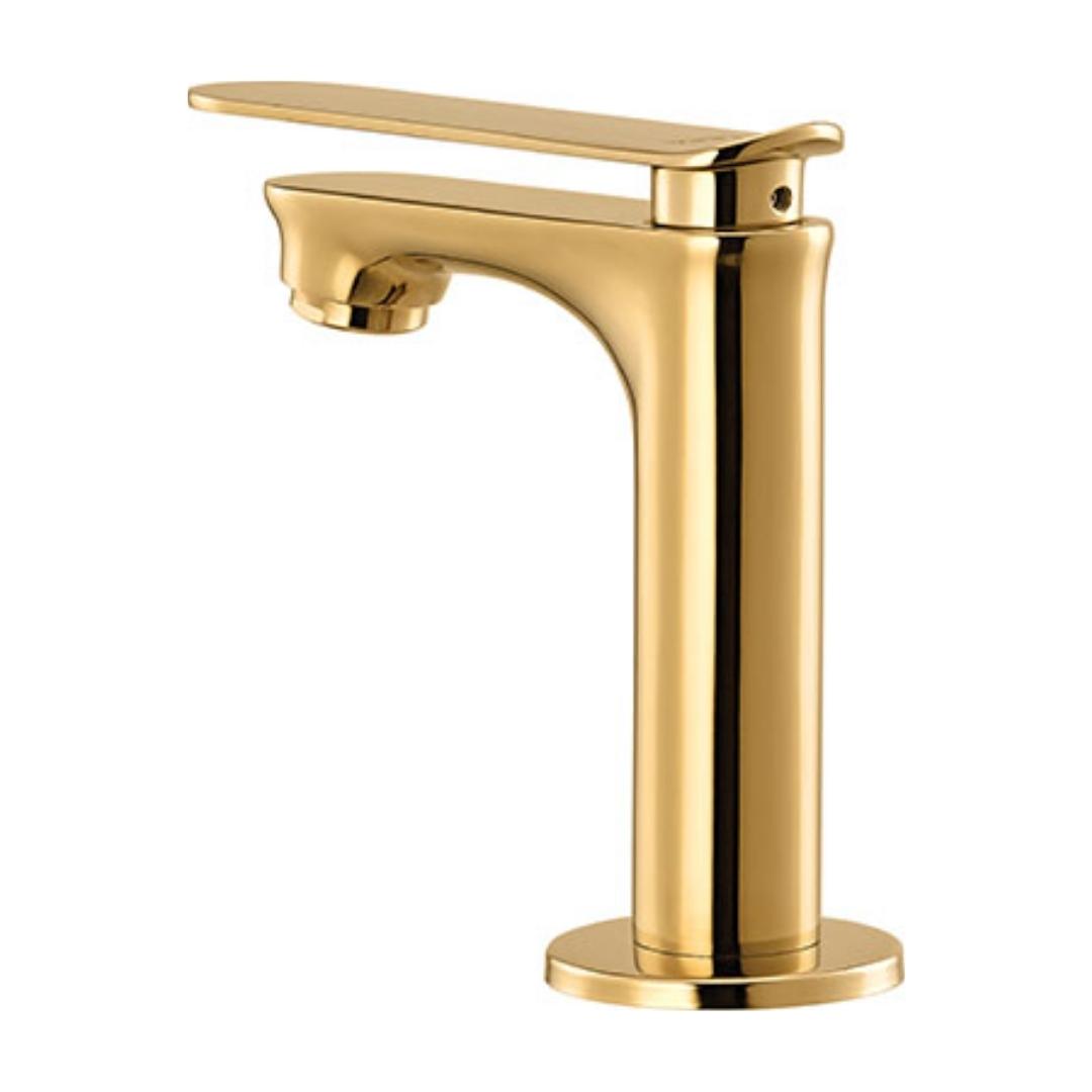 Cera Table Mounted Regular Basin Tap Brooklyn F1018101FG - French Gold