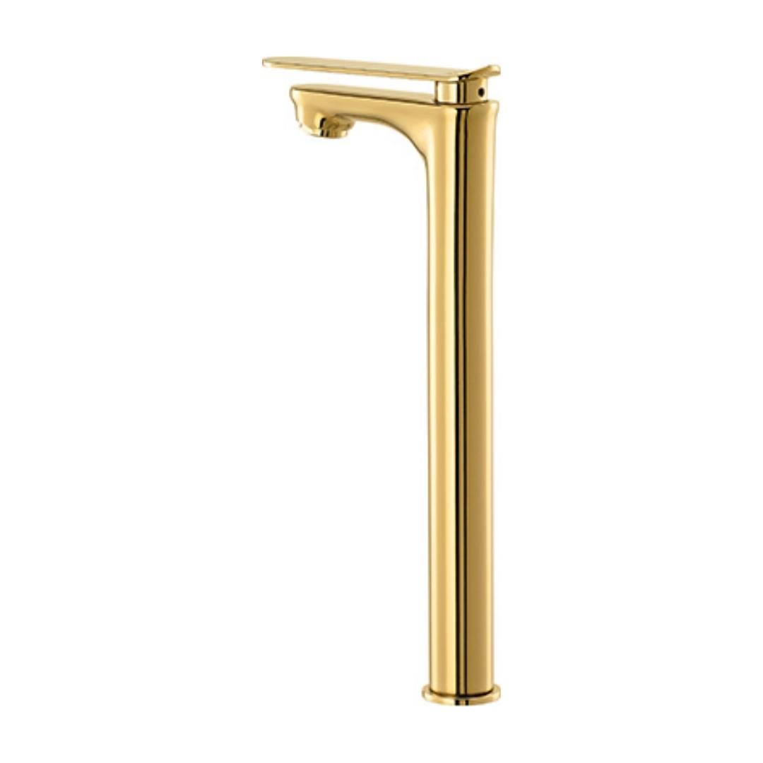 Cera Table Mounted Tall Boy Basin Tap Brooklyn F1018102FG - French Gold
