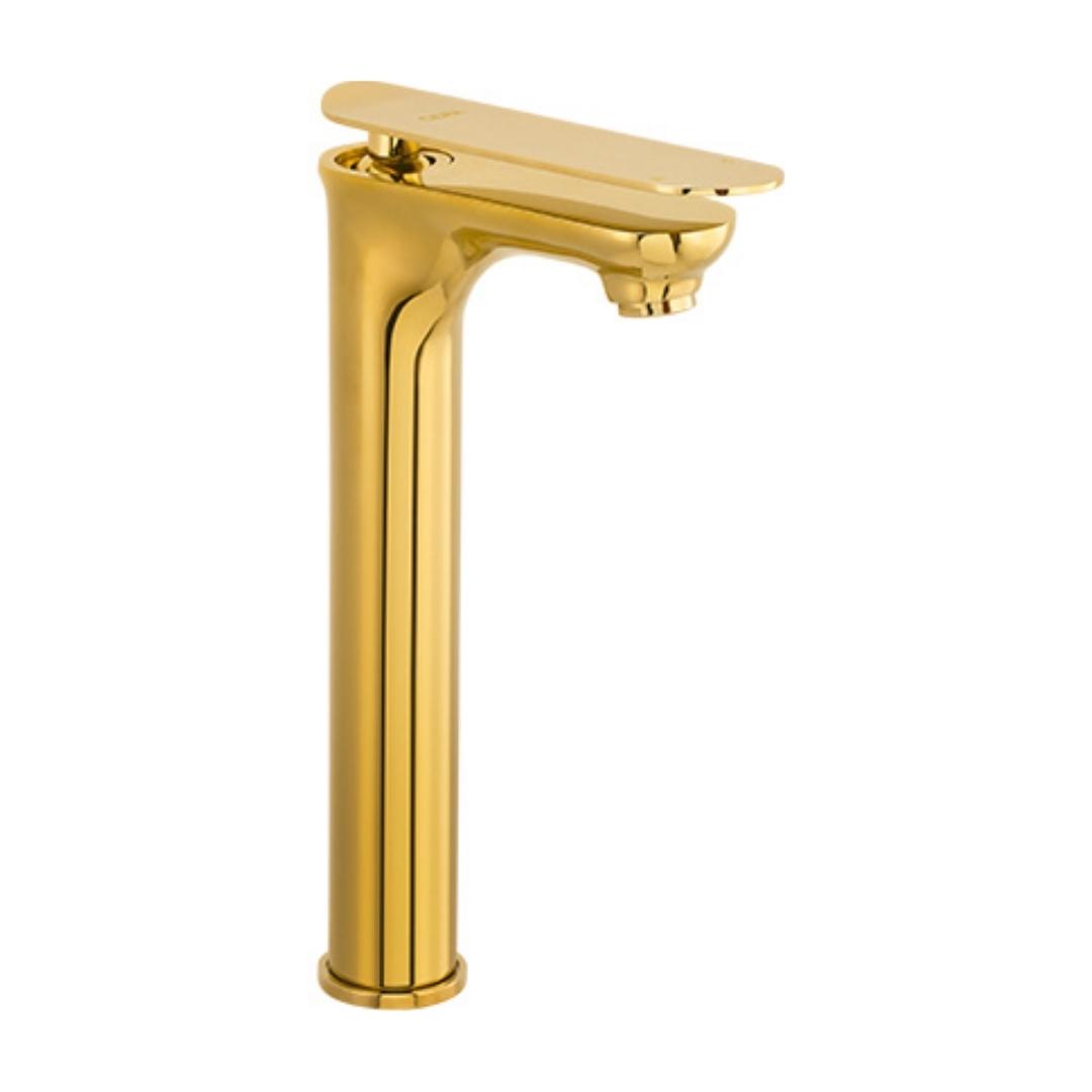 Cera Table Mounted Tall Boy Basin Mixer Brooklyn F1018452FG - French Gold