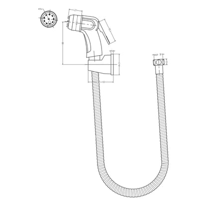 Hindware Health Faucet Addons F160013 - Chrome