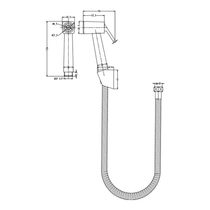 Hindware Health Faucet Addons F160109 - Chrome