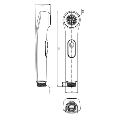 Hindware Health Faucet Addons F160112 - Chrome