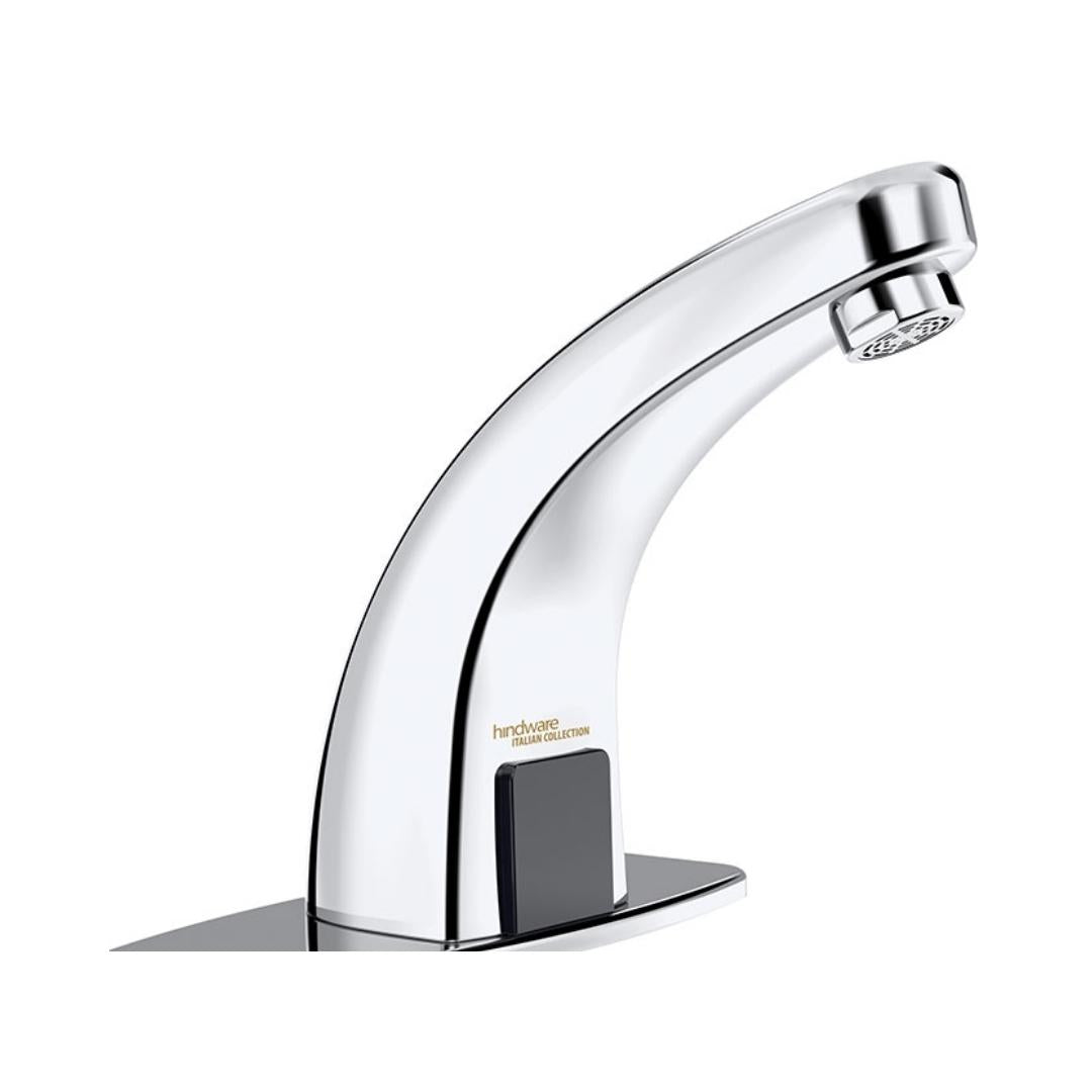 Hindware Table Mounted Regular Sensor Basin Tap Eco F240011 - Chrome - AC Operated