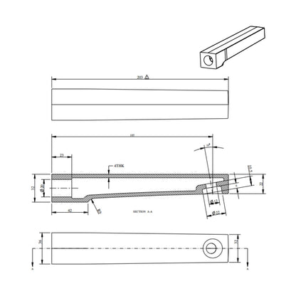 Hindware Wall Mounted Basin Mixer Element F360017 - Chrome