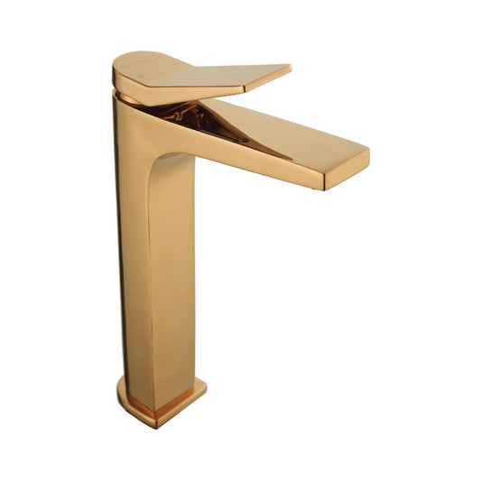 Hindware Table Mounted Tall Boy Basin Mixer Edge F410012RGD - Rose Gold