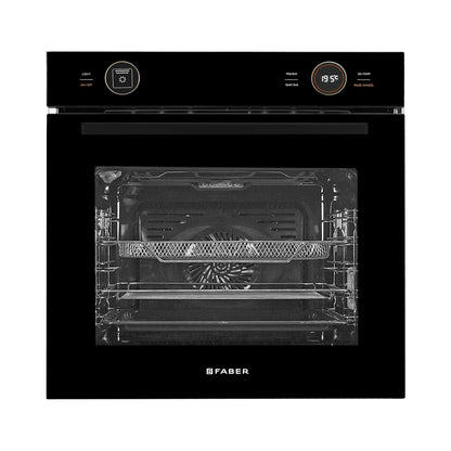 Faber Built In Oven FBIO 81L 10F DIGI BK + Faber Built-In Convection Microwave FBI MWO 34 CGS BK