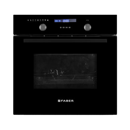 Faber Built In Oven FBIO 82L 11F AF BK + Faber Built-In Microwave FBI MWO 25 SG