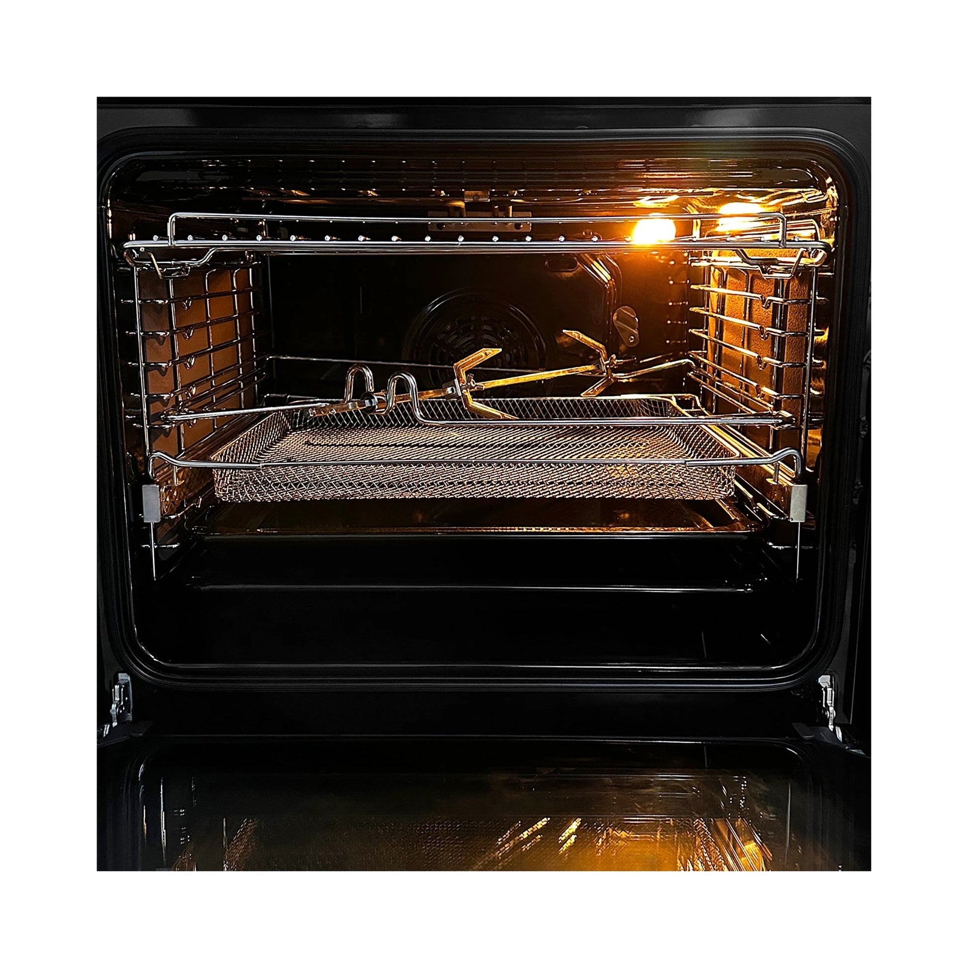 Faber Built In Oven FBIO 82L 11F AF BK + Faber Built-In Microwave FBI MWO 25 SG
