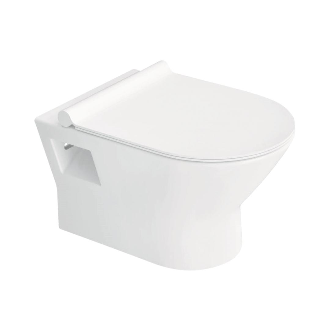 Hindware Wall Mounted White Closet WC Fabio 20132 WHITE with P-Trap