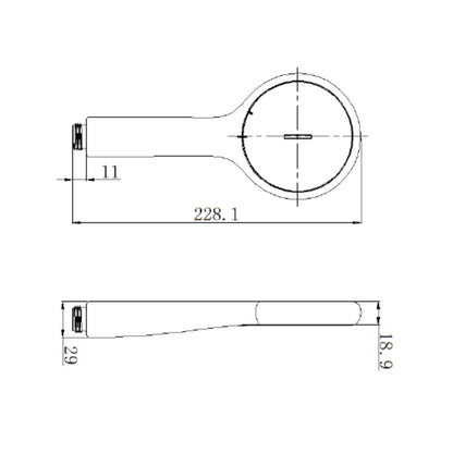 American Standard Single Flow Hand Shower FFASS505-000440BA0 - Chrome
