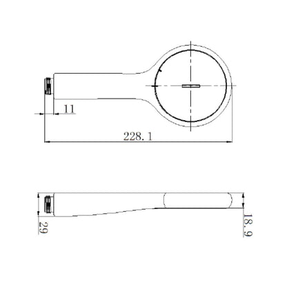 American Standard Single Flow Hand Shower FFASS505-000600BA0 - Chrome