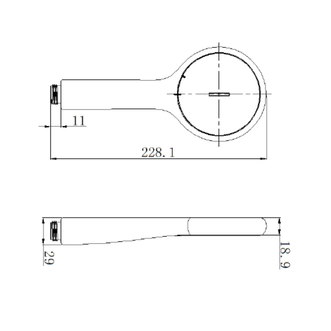 American Standard Single Flow Hand Shower FFASS506-000440BA0 - Chrome
