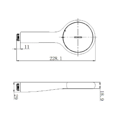 American Standard Single Flow Hand Shower FFASS506-000600BA0 - Chrome