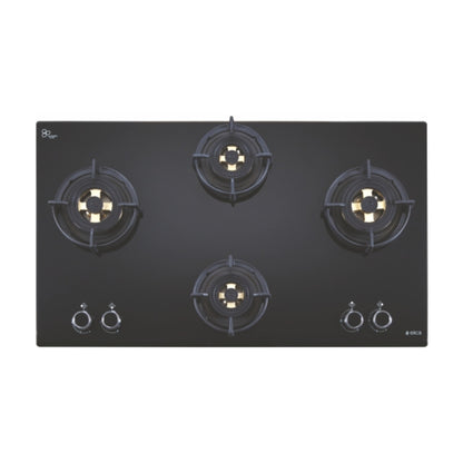 Elica 90 cm 4 Burner Hob Direct Flame Series FLEXI DFS FB 4B 91 TX