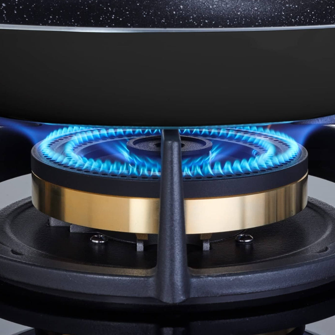 Elica 90 cm 4 Burner Hob Direct Flame Series FLEXI DFS FB 4B 91 TX