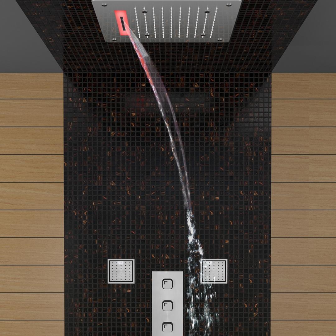 Colston Multi Flow Overhead Shower FLORENCE MIST - Chrome