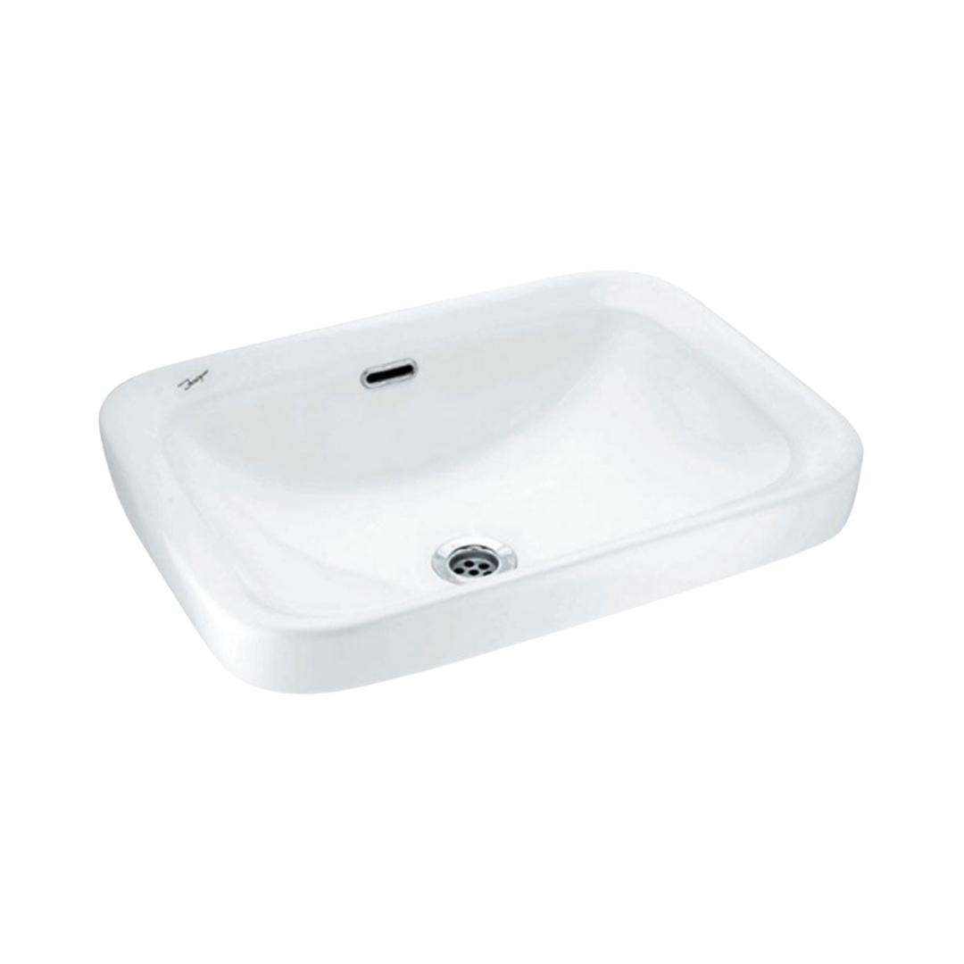 Jaquar - Counter Top Rectangle White Wash Basin - Florentine - FLS WHT ...