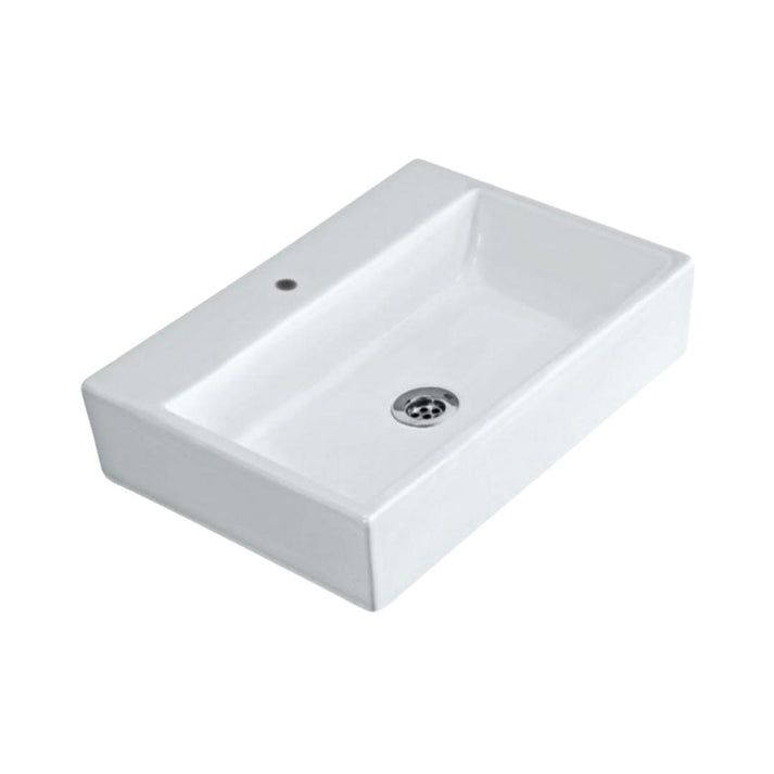 Jaquar - Table Top Rectangle White Wash Basin - Florentine - FLS WHT ...