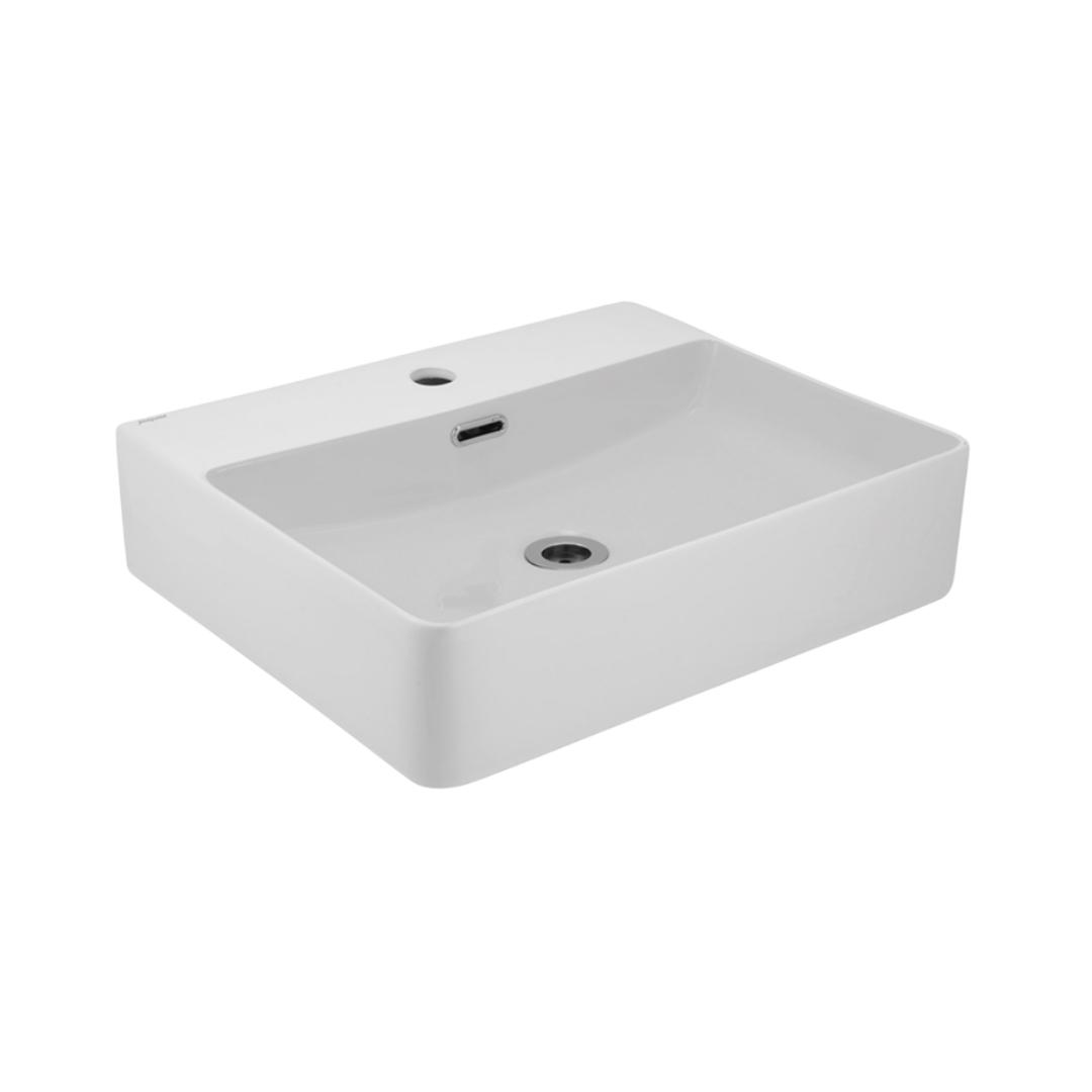 Jaquar - Table Top Rectangle White Wash Basin - Florentine - FLS WHT ...