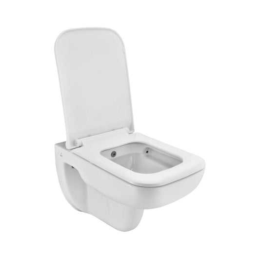 Jaquar Wall Mounted White Closet WC Florentine FLS-WHT-5953JUFSM with P-Trap