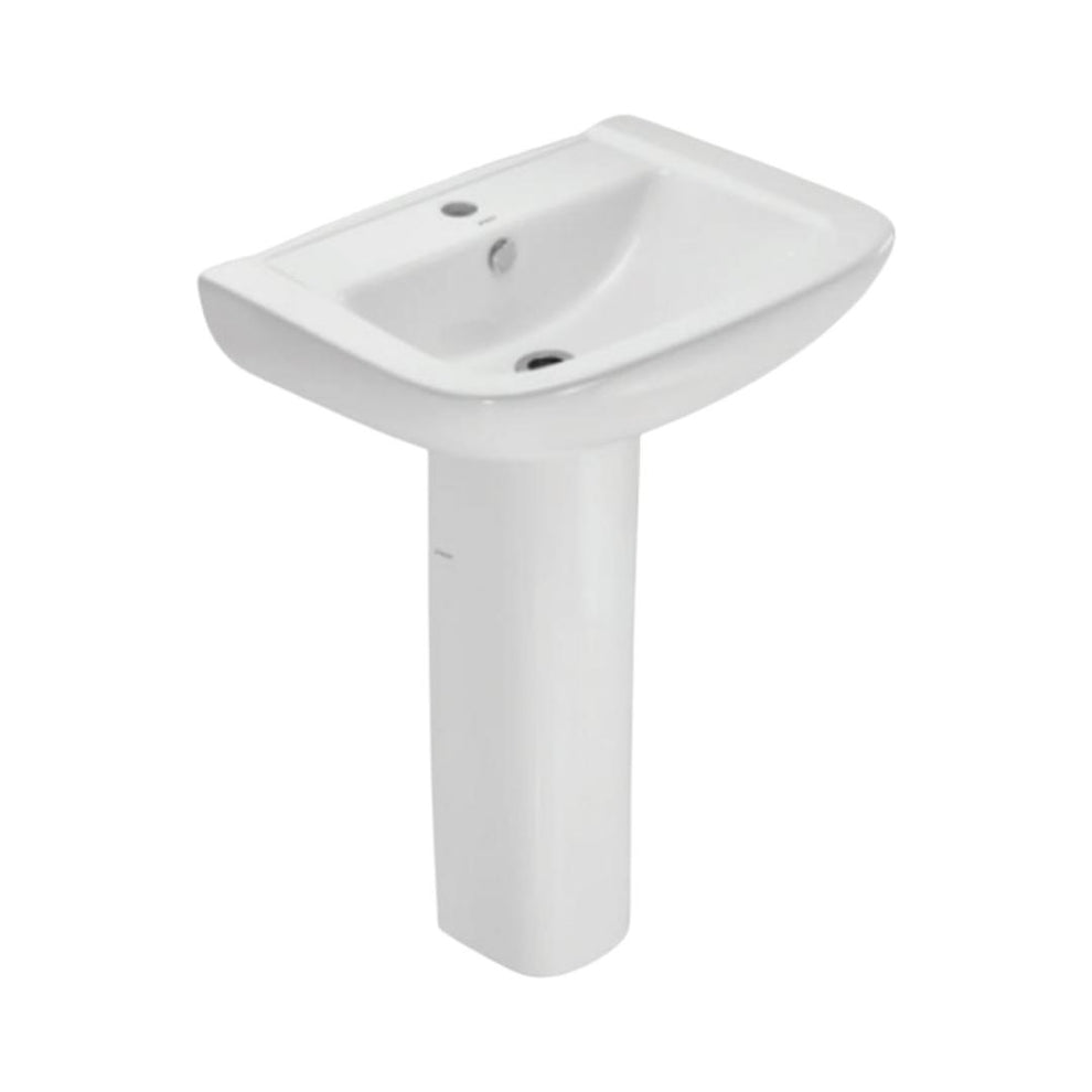 Jaquar - Full Pedestal Speciality White Wash Basin - Fonte - FNS WHT ...