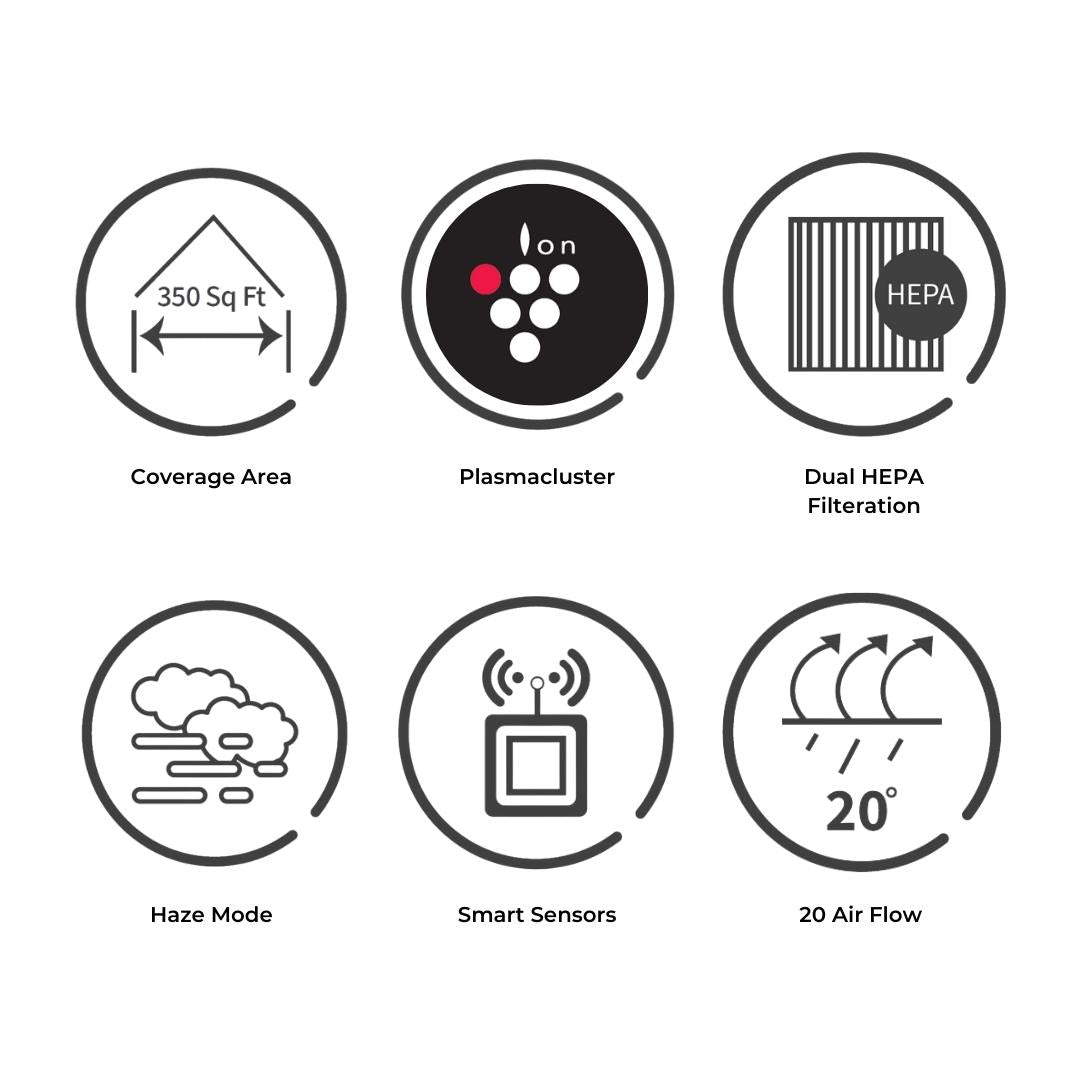 Sharp Air Purifier FP-J40M-W