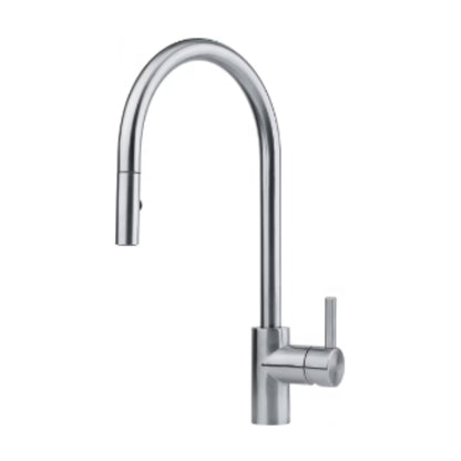 Franke Table Mounted Pull-Down Kitchen Sink Mixer EOS NEO PULL DOWN SPRAY with Extractable Hand Shower Spout in Stainless Steel Finish