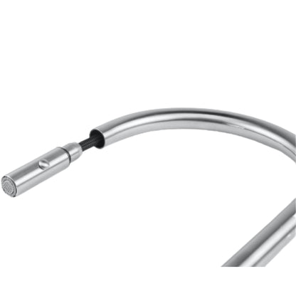 Franke Table Mounted Pull-Down Kitchen Sink Mixer EOS NEO PULL DOWN SPRAY with Extractable Hand Shower Spout in Stainless Steel Finish