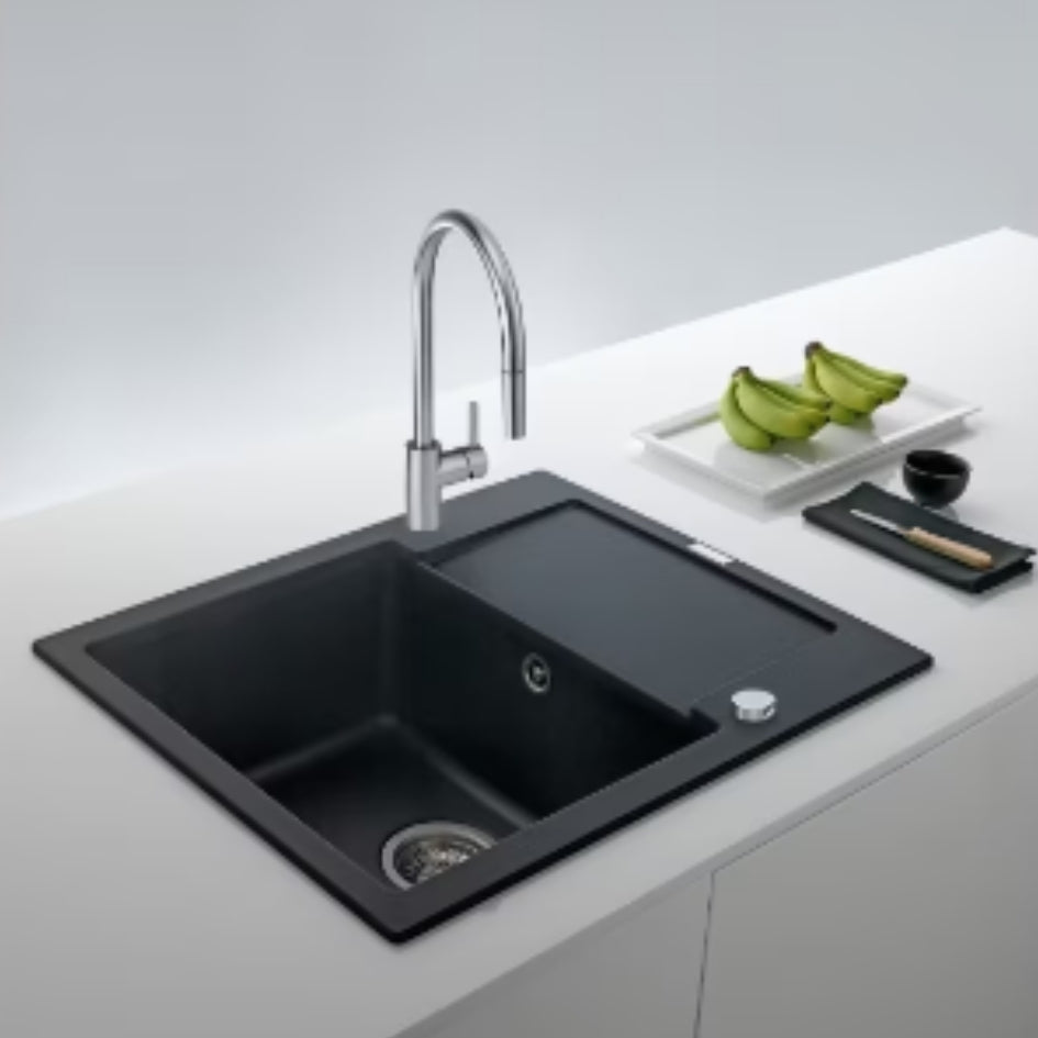 Franke Table Mounted Pull-Down Kitchen Sink Mixer EOS NEO PULL DOWN SPRAY with Extractable Hand Shower Spout in Stainless Steel Finish
