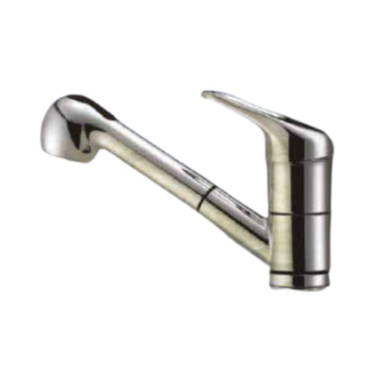 Franke Table Mounted Pull-Out Kitchen Sink Mixer NOVARA PLUS SPRAY TOP RMD-891 with Extractable Hand Shower Spout in Chrome Finish