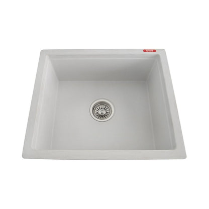 Futura Quartz Sink Natural Quartz Series FS 1816 NQ ( 18 x 16 inches )  -  White