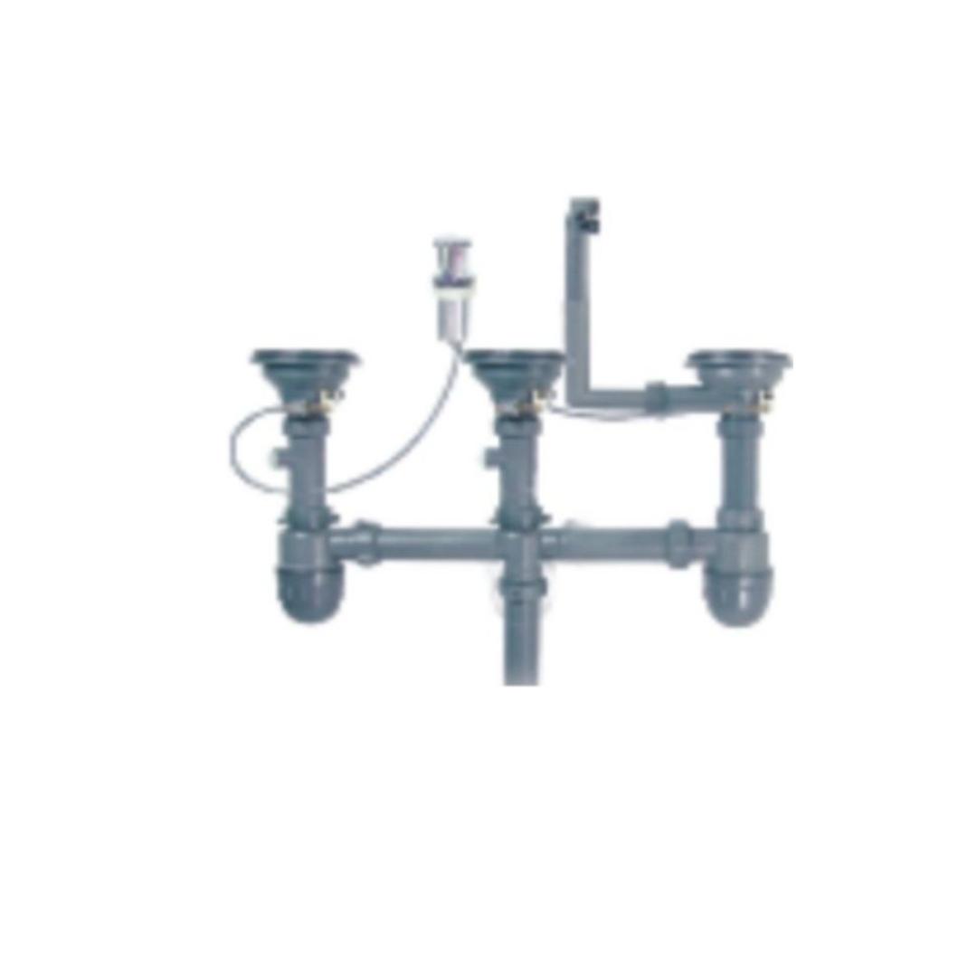 Futura Stainless Steel Sink Designer Series DOUBLE BOWL FS 202 ( 36.5 x 18 inches ) - Satin